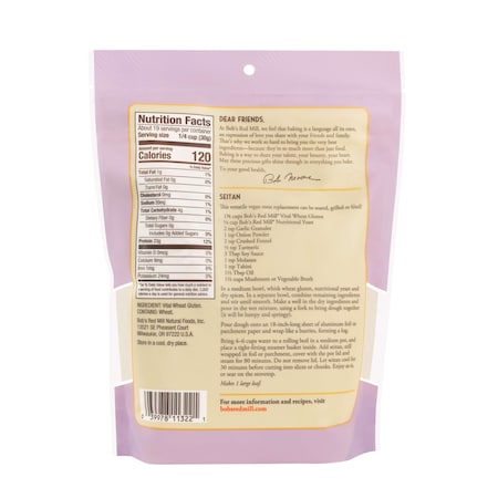 Bobs Red Mill Natural Foods Bob's Red Mill Vital Wheat Gluten, PK4 1240S204